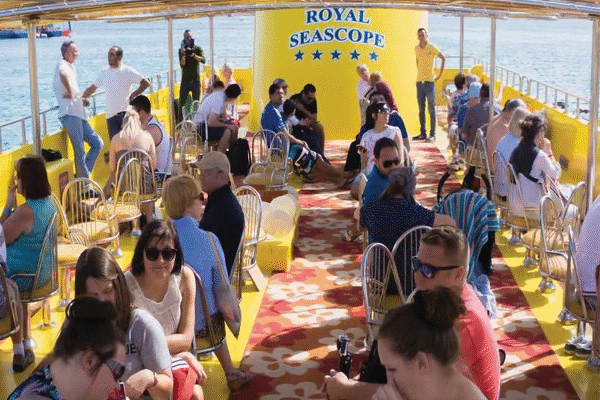 Amazing Royal Seascope Submarine with Snorkel in Hurghada