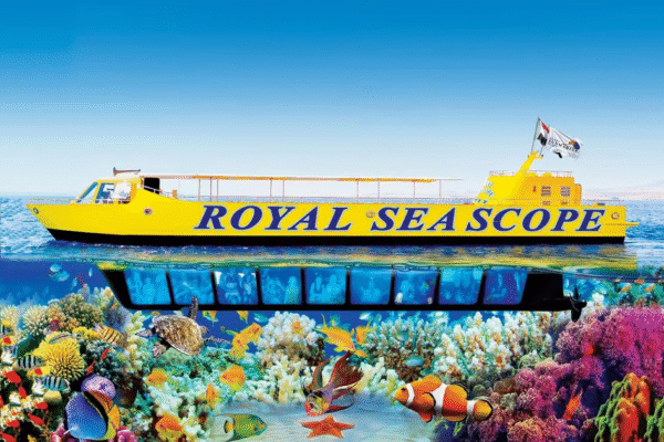 Amazing Royal Seascope Submarine with Snorkel in Hurghada